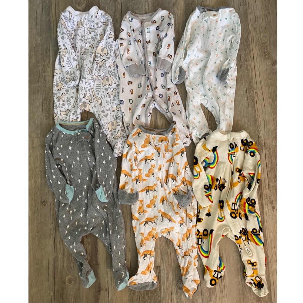 0-3M Woodland/Boys PJ’s